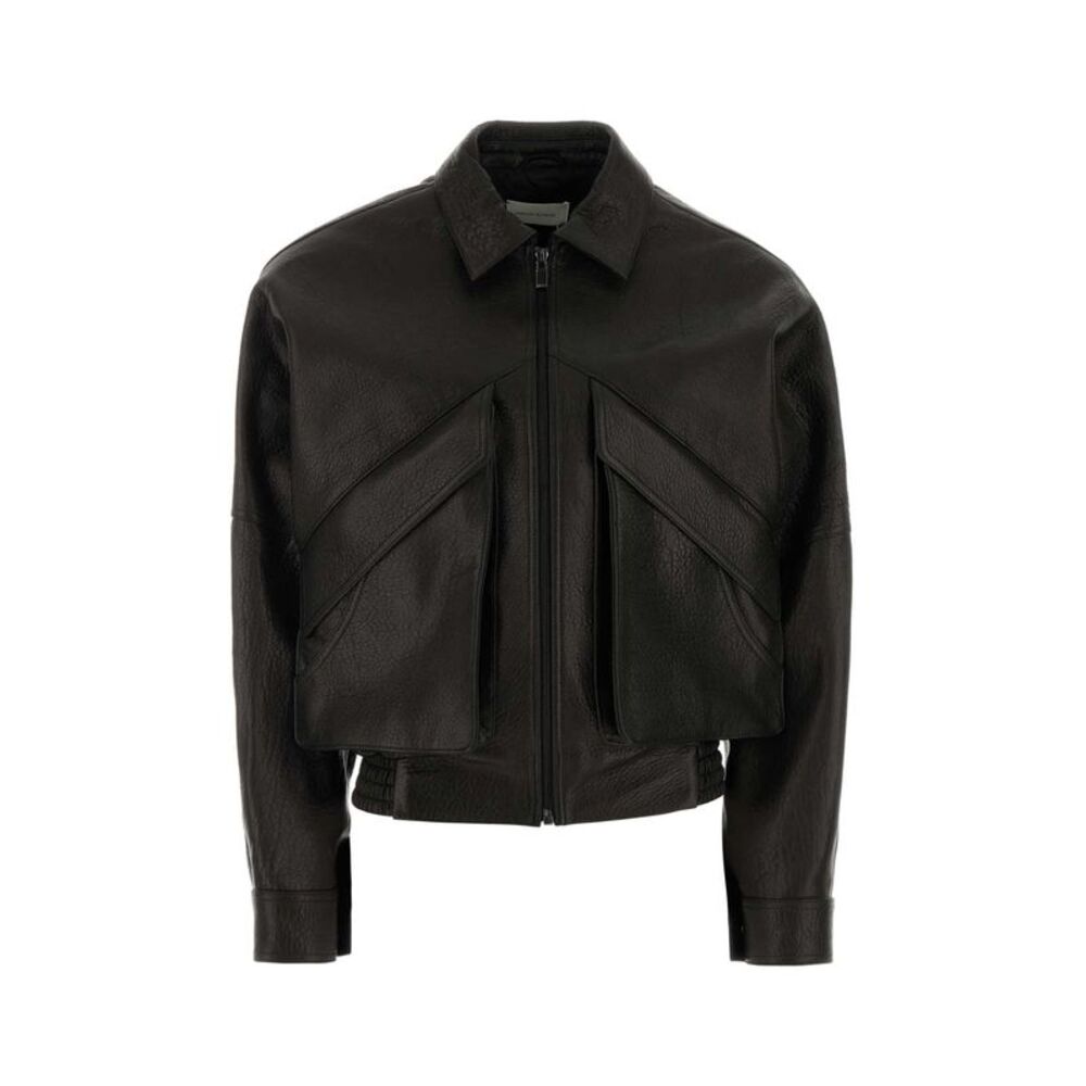 Magda Butrym Women Black Leather Jacket